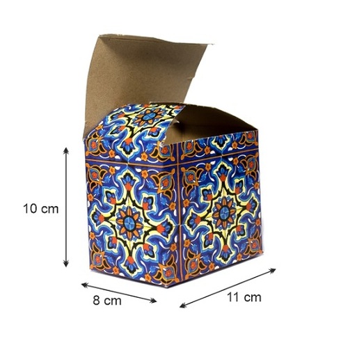جعبه ماگ (لیوان) طرح کاشی تذهیب کد 1044